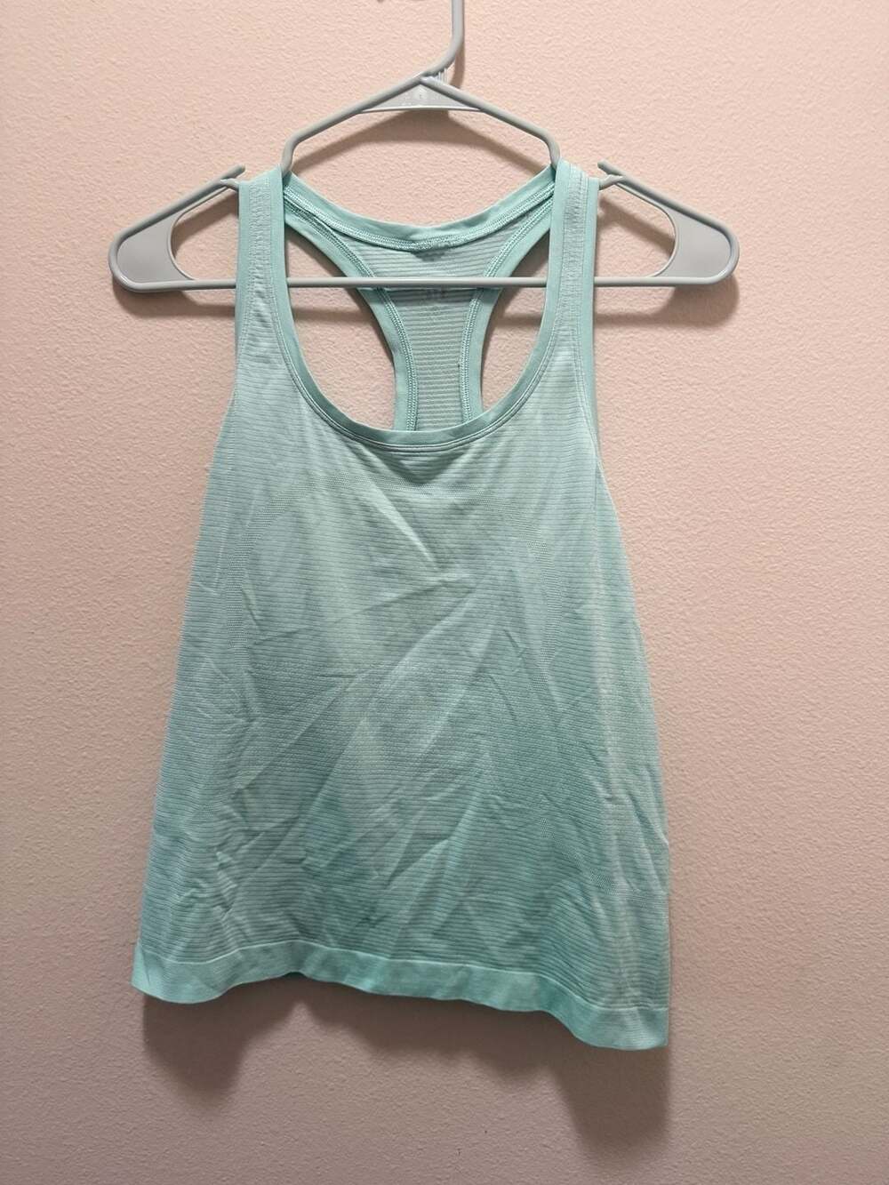 Lululemon Athletica Swiftly Tech Racerback Tank Top Light Blue Size 8